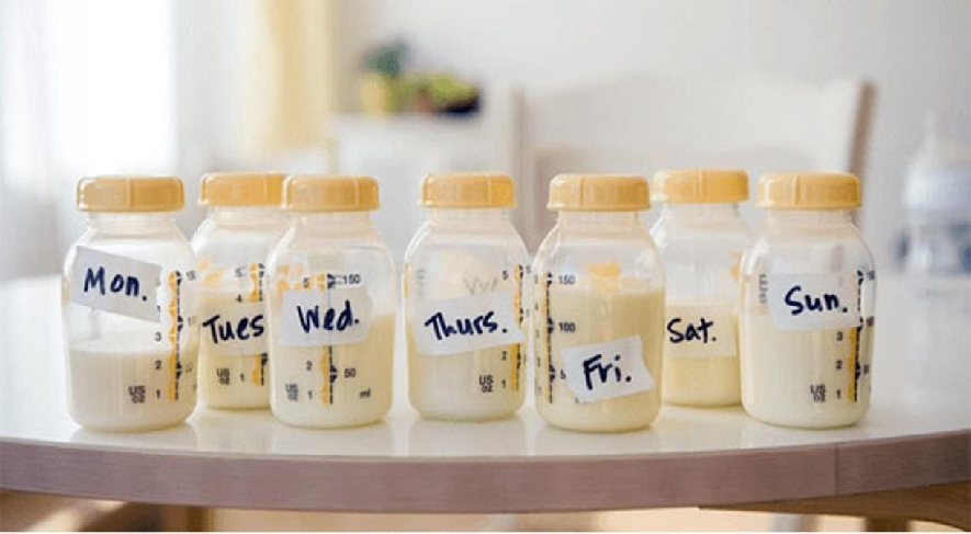 Cách làm ấm sữa đã bảo quản trữ đông