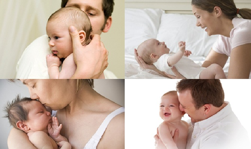Chăm sóc trẻ sơ sinh - bế ẵm bé đúng cách